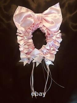 Sissy Maid Adult Baby Fetish Cd/tv Mincing Prissy Hair Band Bow