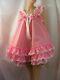 Sissy Adult Baby Dress Pink Spotted Cotton Nightie Fancy Dress Ddlg Lolita