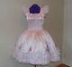 Sundress Satin Candy Pink Lolita Sissy Adult Baby Dress Aunt D