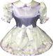 Talia Custom Fit Satin Embroidered Organza Adult Baby Lg Sissy Dress Leanne