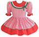 Tammy Custom Fit Watermelon Stripes Adult Lg Sissy Baby Dress Leanne