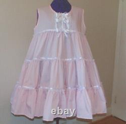 Tiered Pink Dress Adult Baby Sissy Custom Aunt D