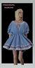 Unisex Short Adult Baby Gingham Dress Fancy Dress Sissy Lolita Cosplay