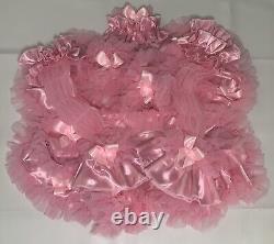 VTG Ultra Sheer 15 Denier Nylon With Silky Satin 5 Piece Prissy Sissy Set