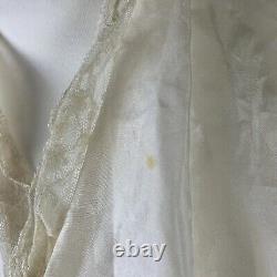Vintage Satin Sissy Nightie Large Gown Lace Shiny Baby Doll Nightie 80s