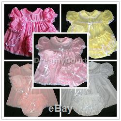 (special 3 Sets Pack) Adult Sissy Chiffon Baby Dress XL